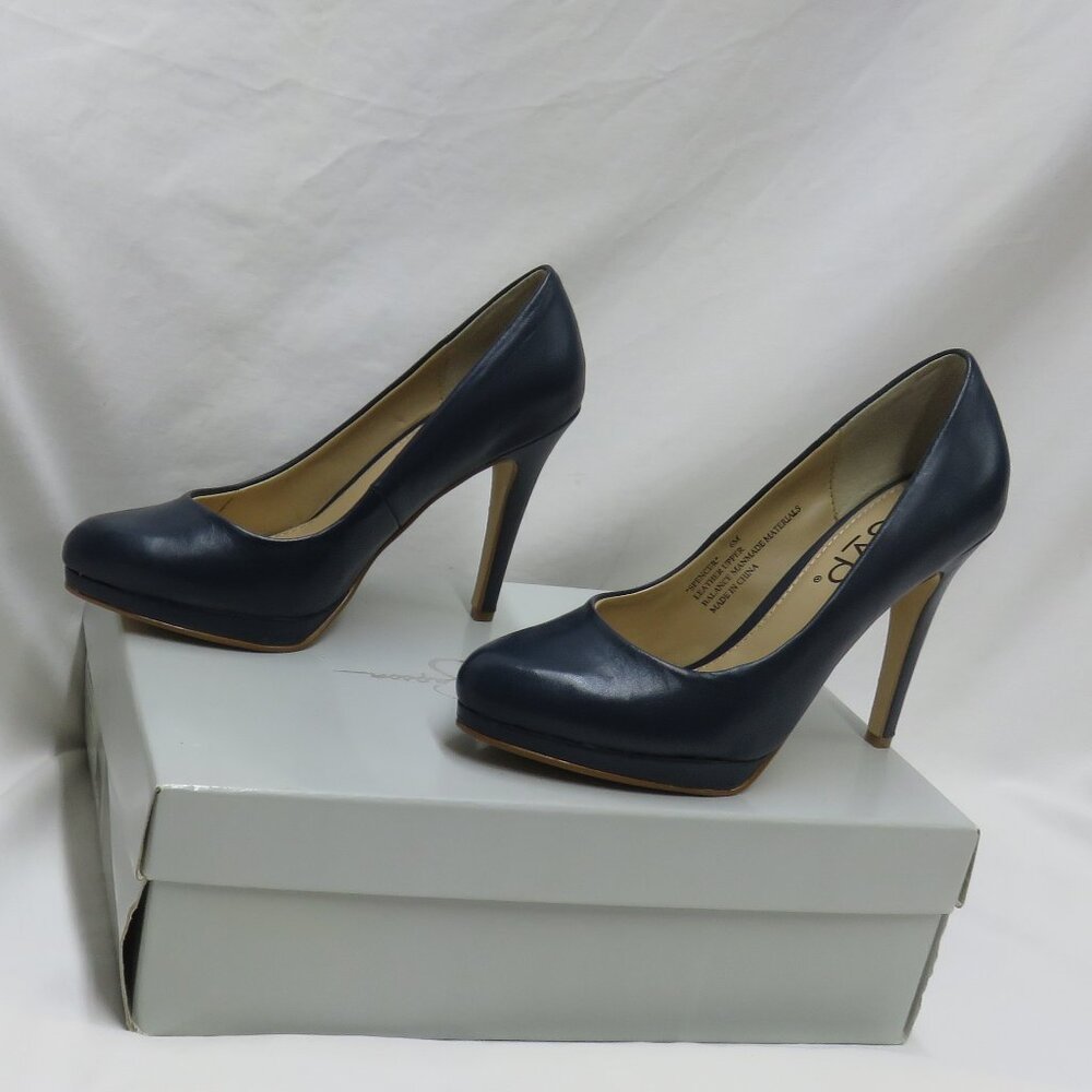 RSVP Navy High Heel Pumps